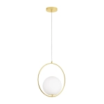 Lampa wisząca COSTA ROUND złota 35 cm DP0001A-350R Step into Design
