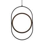 Lampa wisząca ELIPSE M LED czarna 45 cm 60217A-M Step into design