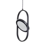 Lampa wisząca ELIPSE MINI LED czarna 32 cm 60217A-S Step into design