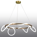 Lampa wisząca FANTASIA ROUND LED czarna 60 cm ST-9282R/D60 black Step into design