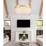 Lampa wisząca GLORIA LED kryształowa złota 60 cm ST-DL8511 Step into Design