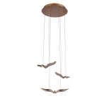 Lampa wisząca GUFO 3 LED różowe złoto 36 cm ST-DL8506 Step into design