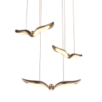 Lampa wisząca GUFO 3 LED różowe złoto 36 cm ST-DL8506 Step into design