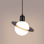 Lampa wisząca HYPERION 1 czarny SL.1358 SOLLUX LIGHTING