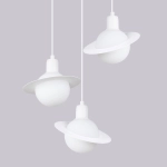 Lampa wisząca HYPERION 3P biały SL.1357 SOLLUX LIGHTING