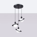 Lampa wisząca HYPERION 3P czarny SL.1359 SOLLUX LIGHTING