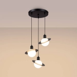 Lampa wisząca HYPERION 3P czarny SL.1359 SOLLUX LIGHTING