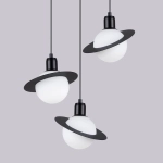 Lampa wisząca HYPERION 3P czarny SL.1359 SOLLUX LIGHTING