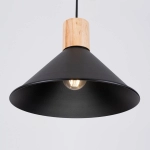 Lampa wisząca JAGA czarna SL.1320 SOLLUX LIGHTING