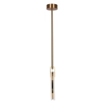 Lampa wisząca MARBLE LED marmurowo złota 30 cm ST-8950-30 Step into design