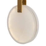 Lampa wisząca MARBLE LED marmurowo złota 30 cm ST-8950-30 Step into design