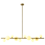 Lampa wisząca MILKY DROP złota 120 cm MP0097-10 Step into design