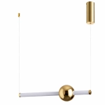 Lampa wisząca O-LINE 63 - LED, 63 cm, złoty połysk ST-1688S miror gold Step into Design