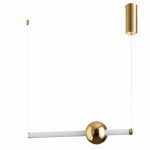 Lampa wisząca O-LINE 63 - LED, 63 cm, złoty połysk ST-1688S miror gold Step into Design