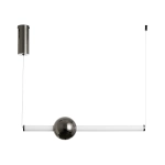 Lampa wisząca O-LINE LED 63 cm czarna ST-1688S-BK Step into design