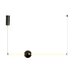 Lampa wisząca O-LINE LED 93 cm czarna ST-1688L-BK Step into design