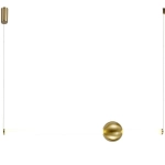 Lampa wisząca O-LINE LED 93 cm mosiądz ST-1688L Step into design