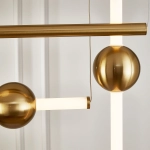 Lampa wisząca O-LINE S-4 LED mosiądz 79 cm ST-1691S-4 Step into design