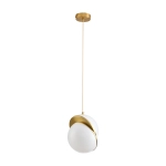 Lampa wisząca ORBITA biało złota 25 cm DP0067-250 Step into design