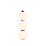 Lampa wisząca PERLA LED czarna 12 cm ST-CP231222-3L black Step into Design