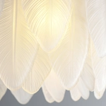 Lampa wisząca PIUMA LONG biała 100 cm ST-6289-10C Step into design