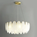 Lampa wisząca PIUMA biała 60 cm ST-6289-6 Step into design
