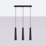 Lampa wisząca PRYSM 3L czarna SL.1402 SOLLUX LIGHTING
