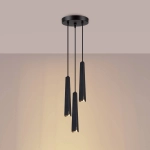 Lampa wisząca PRYSM 3P czarna SL.1401 SOLLUX LIGHTING