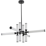 Lampa wisząca QUADRO-12 LED czarna RH115-12P Step into design