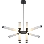 Lampa wisząca QUADRO-12 LED czarna RH115-12P Step into design