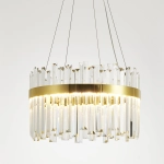 Lampa wisząca ROYAL LED kryształowa złota 50 cm ST-1088-50 Step into design