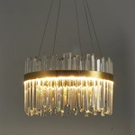 Lampa wisząca ROYAL LED kryształowa złota 50 cm ST-1088-50 Step into design