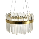 Lampa wisząca ROYAL LED kryształowa złota 50 cm ST-1088-50 Step into design