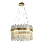 Lampa wisząca ROYAL LED kryształowa złota 50 cm ST-1088-50 Step into design
