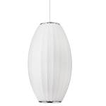 Lampa wisząca SILK BARREL biała 60 cm ST-2335-30 Step into design
