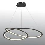 Lampa wisząca SPIRELLO ledowa czarna 80 cm ST-8826P/B Step into Design