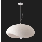 Lampa wisząca STONE FLAT biała 60 cm DN429-600 Step into design