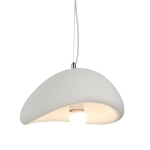 Lampa wisząca STONE biała 30 cm DN426-300 Step into design
