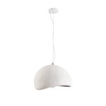Lampa wisząca STONE biała 40 cm DN426-400 Step into design