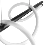 Lampa wisząca Serpente DDXZ004 55W czarna - wężyk gładki 1159DL DOMENO LIGHTING - zdjęcie dodatkowe 5