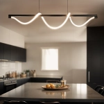 Lampa wisząca Serpente DDXZ004 55W czarna - wężyk gładki 1159DL DOMENO LIGHTING - zdjęcie dodatkowe 3