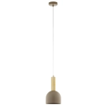 Lampa wisząca VITRUM GOLD dzwonek ciepły beż/złoty szczotkowany 41715 Sigma - zdjęcie produktu
