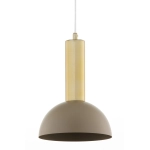 Lampa wisząca VITRUM GOLD kopuła D ciepły beż/złoty szczotkowany 41714 Sigma - zdjęcie produktu