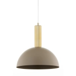 Lampa wisząca VITRUM GOLD kopuła M ciepły beż/złoty szczotkowany 41713 Sigma - zdjęcie produktu