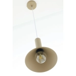 Lampa wisząca VITRUM stożek ciepły beż 41544 RAL 1019 Sigma