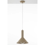 Lampa wisząca VITRUM stożek ciepły beż 41544 RAL 1019 Sigma
