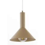 Lampa wisząca VITRUM stożek ciepły beż 41544 RAL 1019 Sigma