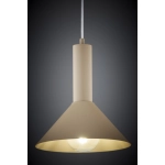 Lampa wisząca VITRUM stożek ciepły beż 41544 RAL 1019 Sigma