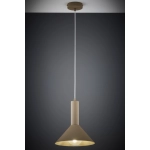 Lampa wisząca VITRUM stożek ciepły beż 41544 RAL 1019 Sigma