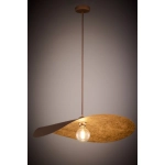 Lampa wisząca duża falowana brązowo_miedziana LEAF 41920 Sigma